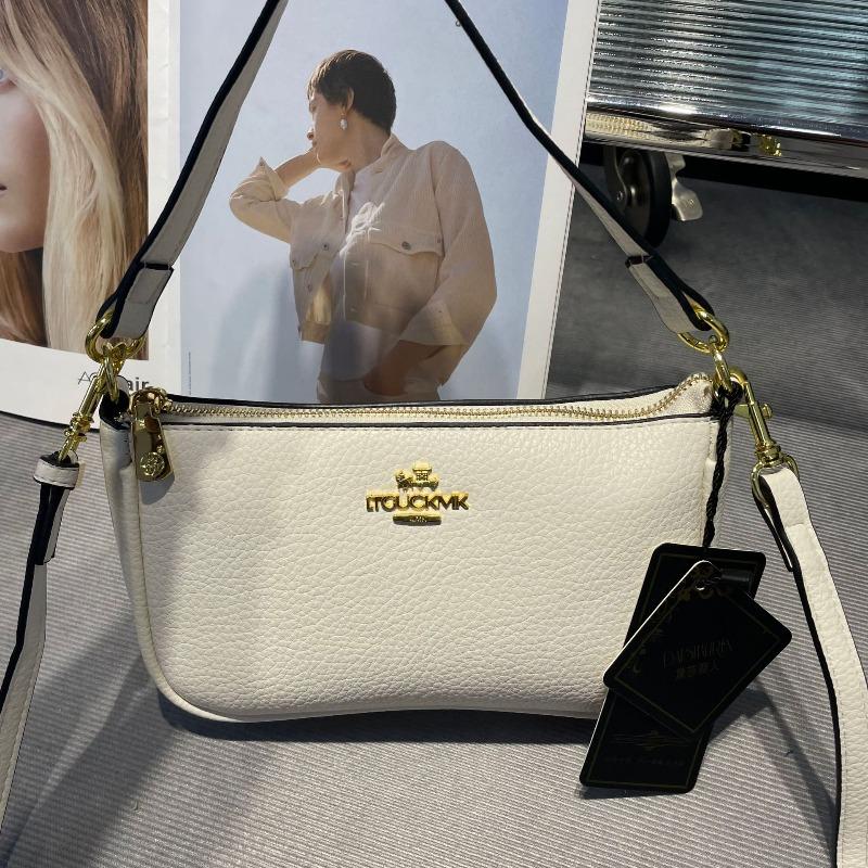 

Fashion single shoulder armpit bag new versatile niche high-end women s bag белый