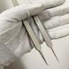140mm Fingerprint Flying Wire Tweezers Curved/Straight Tip Precision Tweezers  Maintenance Tool