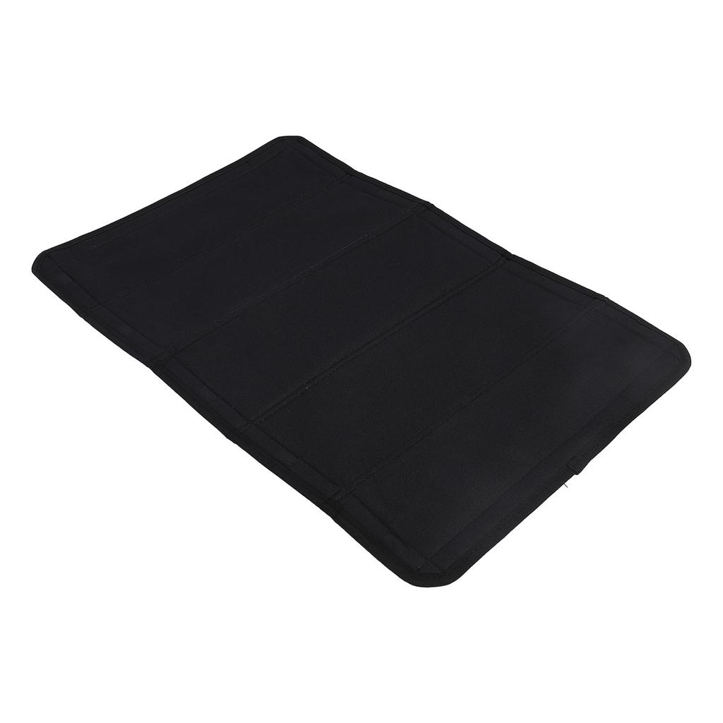 64 X 41cm RV Door Window Sunshade Black Privacy Protection Foldable Blackout Window Cover for RV Window Hook and Loop