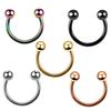 1PC G23 Titanium Nose Rings Lip Eyebrow Piercings Ear Septum Helix Cartilage Piercing Labret Nariz Septum Piercings Body Jewelry