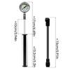 Bicycles Pump Aluminum Alloy Bicycles Tire Pump With Tire Pressure Gauge High Pressure Inflator Pump Portable Air Pump For