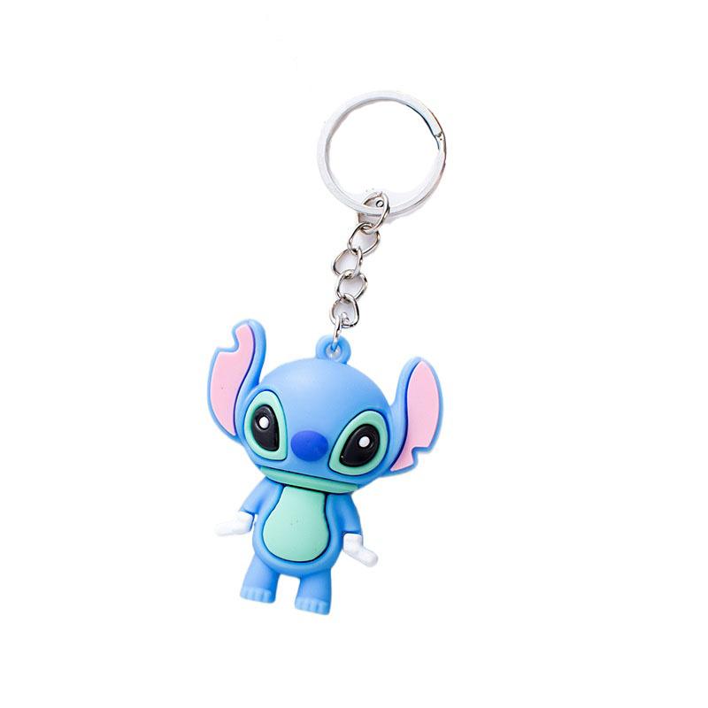 Cartoon Zoo Animals Keychain Resin Doll Couple Key Chain Men's and Women's Jewelry Bag Pendant Children Lovely Keychain