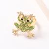 Fashion trend, summer atmosphere, creative, full of diamonds, frog live ring, niche personality, exquisite and elegant woman