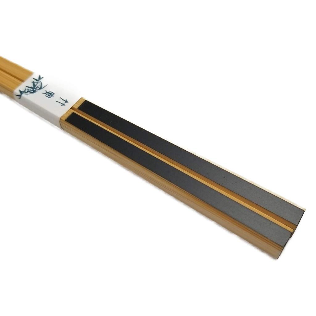 KIKUSUI Thin Bamboo Chopsticks and Japanese-made, (red Black)