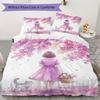 Watercolor style Pattern Bedding uilt Set uilt Cover Pillowcase Home Decoration Birthday Gift (1 * duvet cover + 2 * pillowcase  without core)
