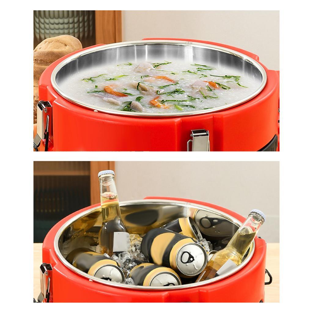 Bucket Bar Accessory High Storage Triple-Walled Portable Large Capacity with Handle Ice for