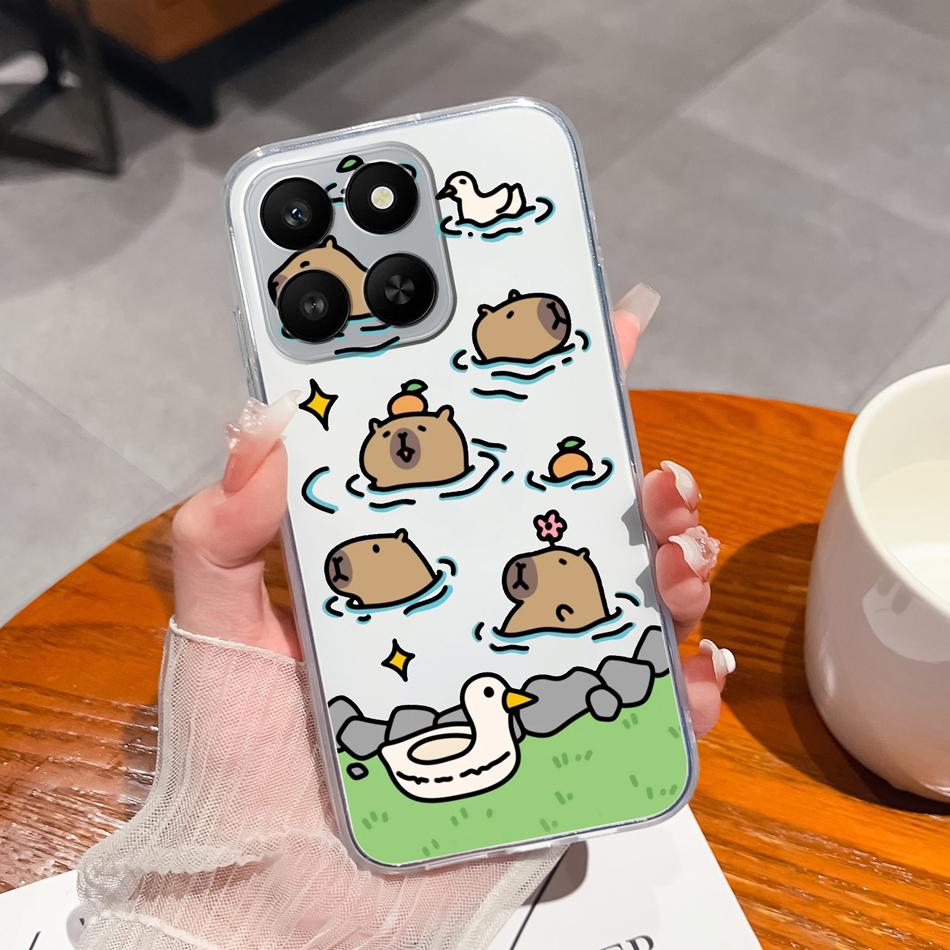 For Honor 400 Smart Phone Case Leisure Style Patterns Soft Silicone TPU Transparent Lightweight Cover For Honor400 Smart Bumper