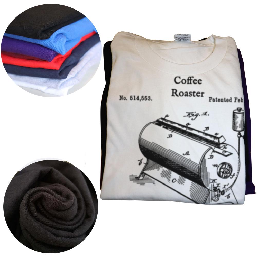 Funny Retro Coffee Roaster T Shirts Men Women Pure Cotton Humor Streetwear Tee Shirt Short Sleeve Unisex Bean Roasting Clothing