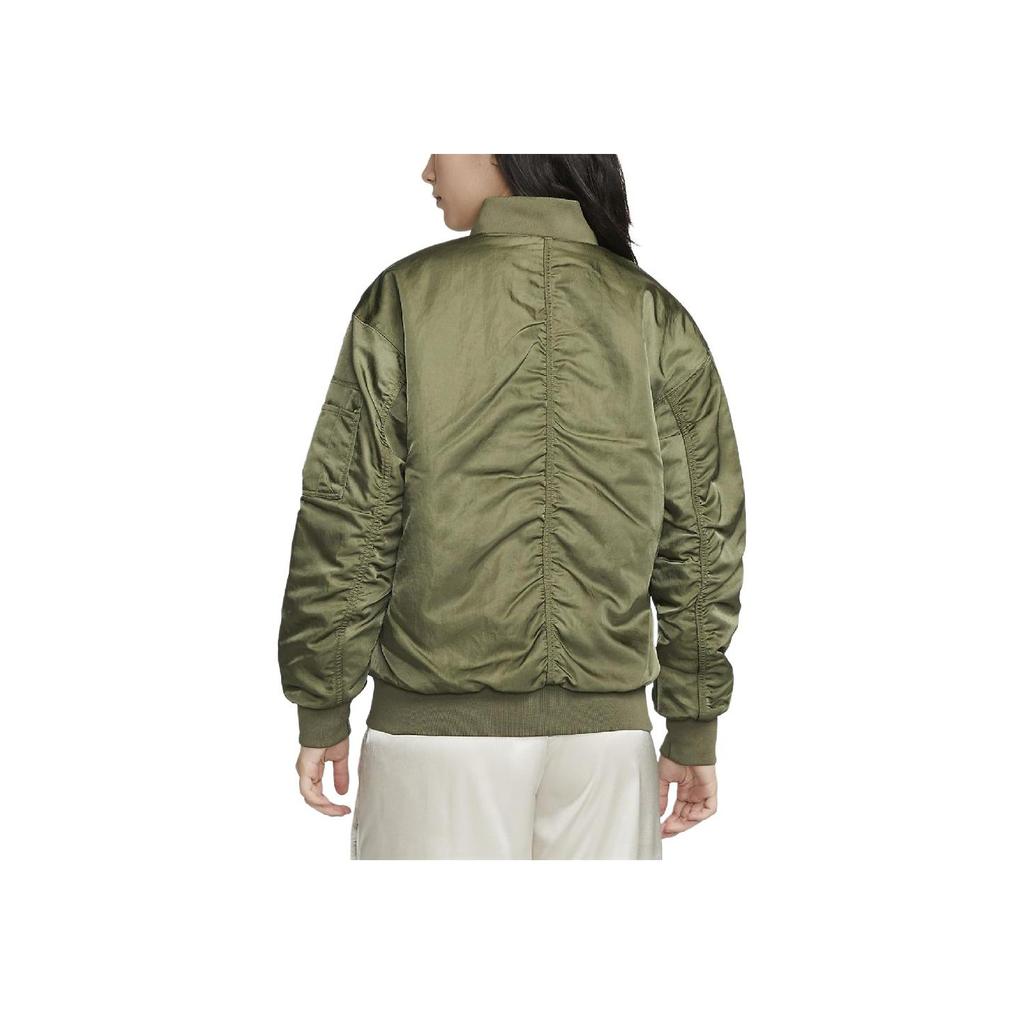 Nike Varsity Bomber Reversible Casual Jacket Women Jacket Green DV7877-222