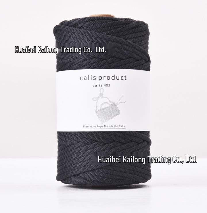 4mm Cotton-Polyester Crochet Cord for DIY Hand-Knitted Bags and Weaving