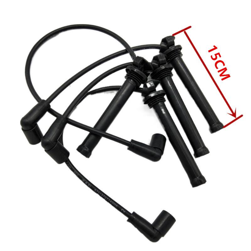 Free shipping 15cm Ignition wires for Chery tiggo 5 a3 a5 481/484 voltage engine ignition line high tension cable A11-3707130HA