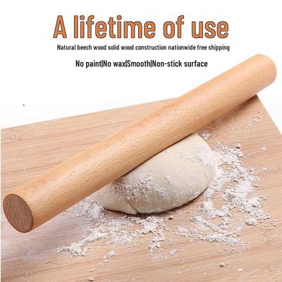 Zhao Ran Solid Wood Rolling Pin and Pastry Board Set