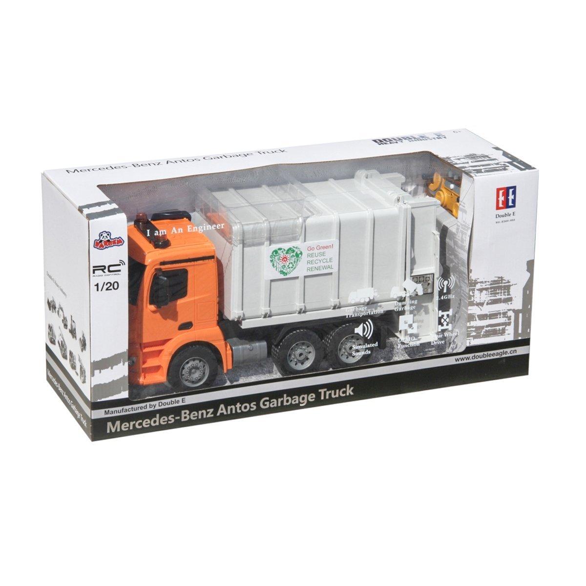 

E560-003 Перезаряжаемый мусоровоз с дистанционным управлением 1:20 -Вардем