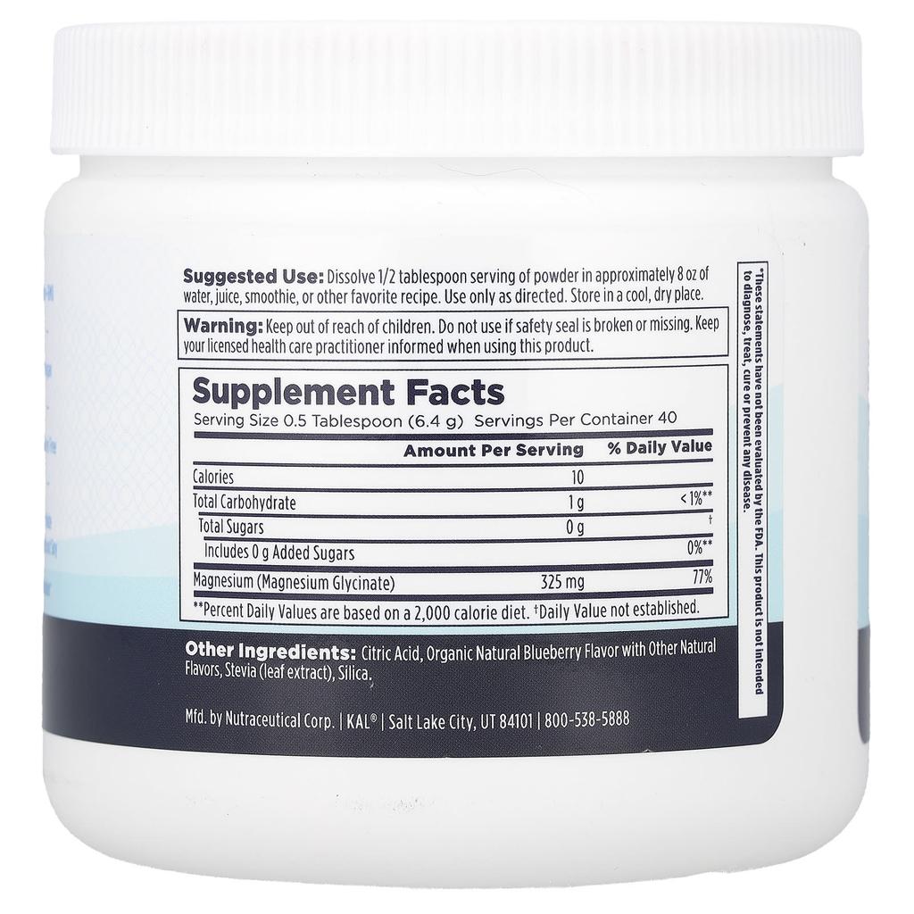Calming Magnesium Powder, Blueberry, 256G(9Oz)