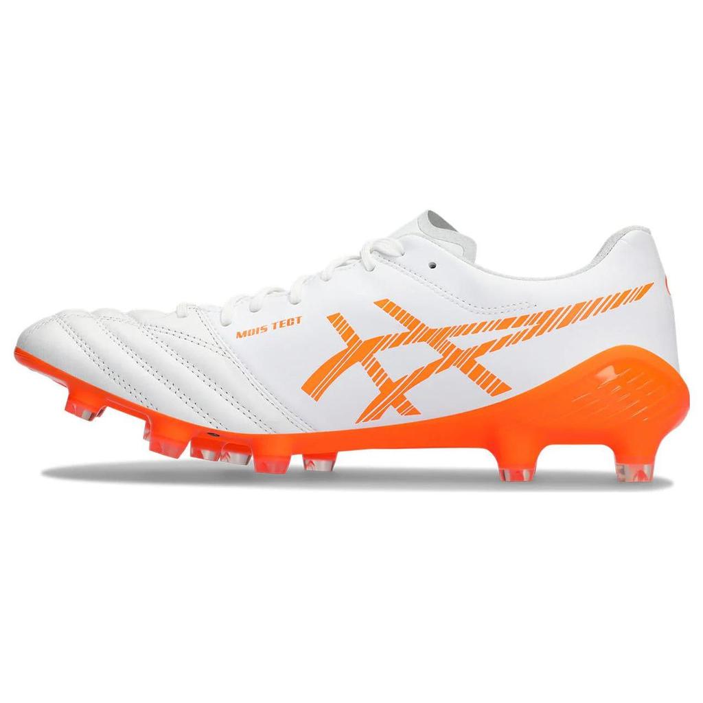 Asics Ds Light X-Fly 5 Artificial Turf Hg (Rubber Short Studs) Shock Absorbing Breathable Soccer Shoes Men Soccer Shoes White Orange 1101A047-102