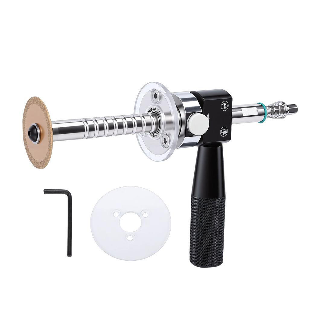 Internal PVC ABS Pipe Cutter Tool Inside Set for Drill with Handle Cutting Wheel 1 4in Shank 6 105mm Adjustable Cutting