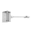 Adjustable Silent Spring Door Closer with Concealed Hinge
