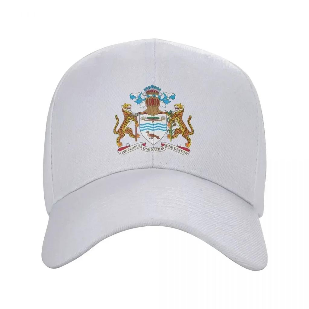 Classic Coat Of Arms Of Guyana Baseball Cap for Men Women Adjustable Trucker Hat Sports