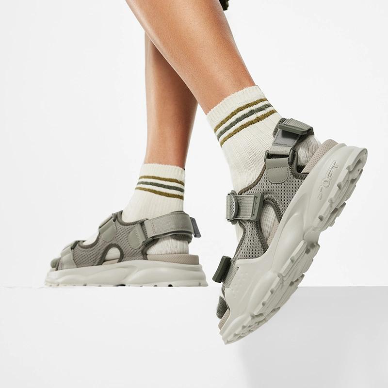 Li Ning Soft Coca Zapatillas Cómodas Secas Elegantes Resistentes al Desgaste Ligeras Antideslizantes Absorción de Impactos Zapatillas de Exterior Sandalias de Playa AGUU001-3