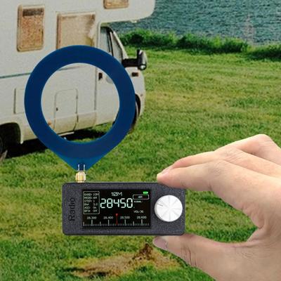 Yousheng 0.5-108 MHz Portable Mini Radio with 1.9-inch IPS Screen LSB/USB/AM/FM Pocket Mini Radio All Band Radio Receiver with Antenna