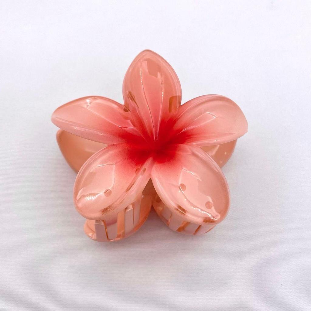 Vintage Damen Mehrfarbige Frangipani Fee Haarspange