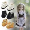 Miniature Doll Shoes With Metal Eyelets Simulation Bootie Replicas Figure For 17cm Anime Plush Doll Dressingup Accessory