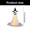 Glowing Ghost Figure Ornament Halloween Decoration 120cm High For Porch Front Yard Garden Display Indoor and Outdoor