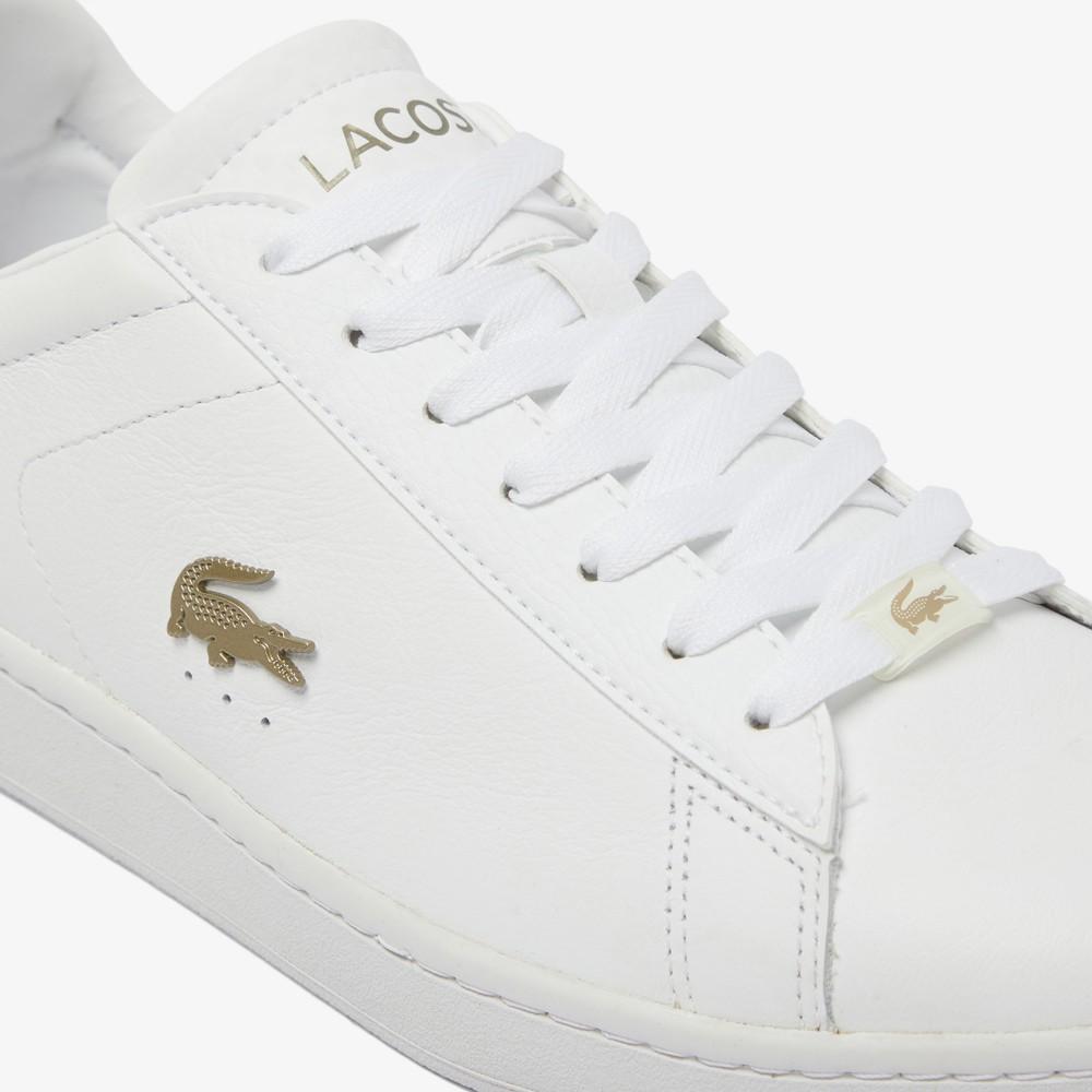 [lacoste] Men's Carnaby Evo Leather Platinum Detail Sneakers RZ0006M54N21G