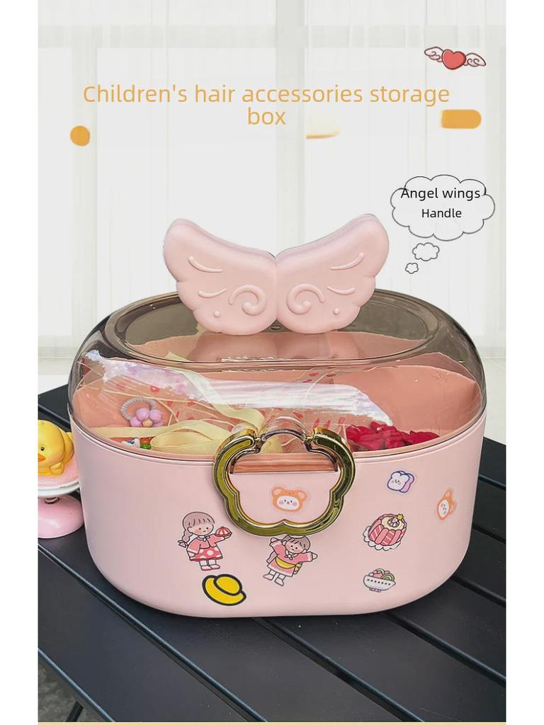 Prinzessin Cartoon Schmuck- und Haaraccessoires-Box für Mädchen