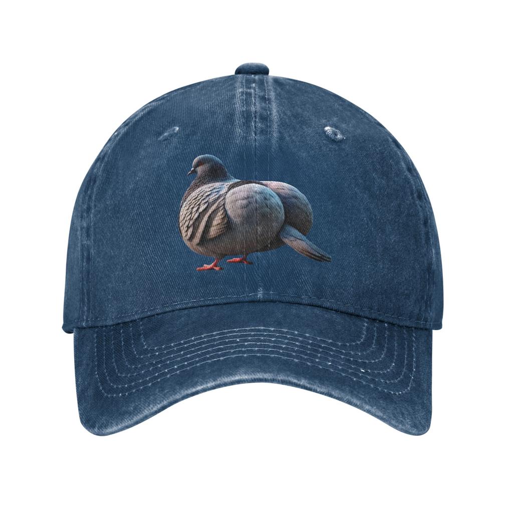 Big Booty Baseball Caps Peaked Cap Pigeon Meme Sun Shade Hats for Unisex
