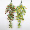 Green Leaves Artificial Berry Plant Vine Red Orange Fruit Ornament Simulation Plant Vine Good Luck Photo Props Plant Wall