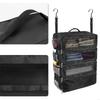 1 Stück tragbare Reise-Aufbewahrungs-Hängetasche mit großer Kapazität, mehrschichtiges Gitter, faltbar, Packtasche, Kleiderschrank-Organizer