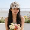 Sunshade Leopard Print Bow Baseball Cap Adjustable American Style Casquette  All Seasons