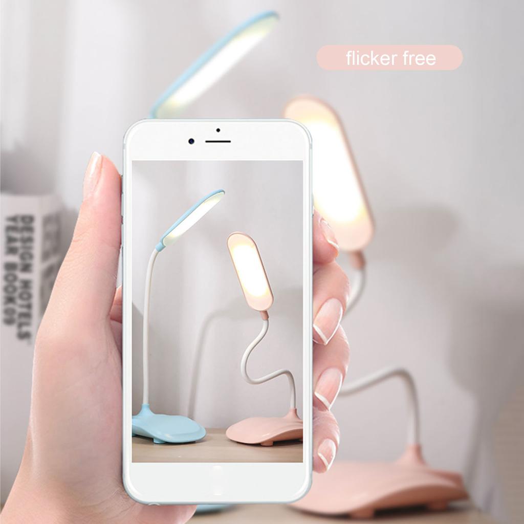 Touching Control Dimmable USB Table Lamp 3 Brightness Levels Warm Lighting 360 Degrees  Flexible