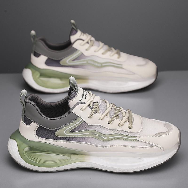 Summer Mesh Breathable Sports Shoes Soft Sole Popcorn Dad Shoes Casual Basketball Shoes Running Men's Shoes Live Broadcast New Models