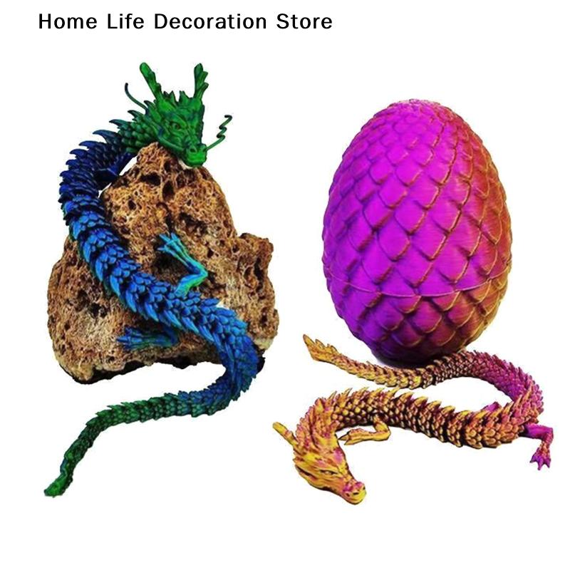 3D Printed Chinese Dragon Full Body Joints That Can Move Home Furnishings and Decorations Are Worth Collecting Creative Kids Toy