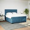 Maison Exclusive - Sommier à lattes de lit et matelas Bleu 200x200 cm velours