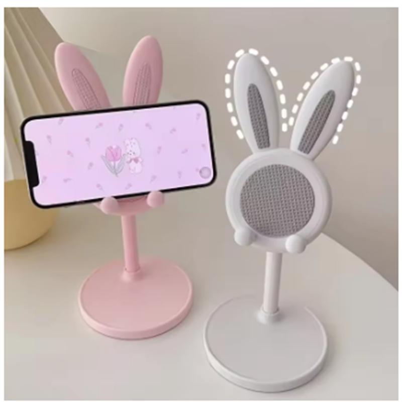Cute Rabbit Mobile Phone Stand Desktop Can Lift and Adjust The Desktop Phone Accessories Phone Stand Phone Grip