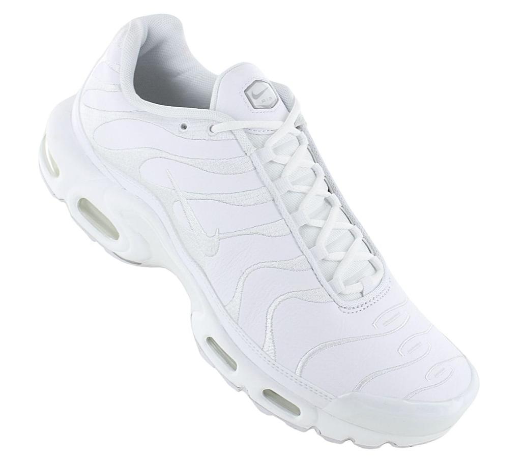 Nike Air Max Plus TN Leather - Triple White - Męskie