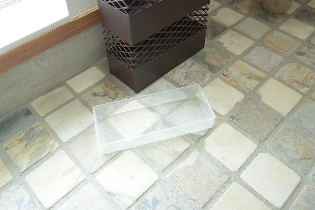 Azumaya-kk Umbrella Stand, Dark Brown, 28cm Wide x 12cm Deep x 41cm High, LFS-182DBR