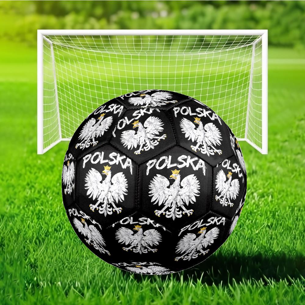 Eagle Of Poland: Symbolic Strength Soccer Ball Size 5 Soccer Ball, Machine-stitched, Durable, Suitable for Training and Matches Fan Gift