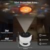 12 In1 HD Planetarium Projector Novelty Light Galaxy Starry Sky Projector Atmosphere Lamp for Birthday Party Decor Christmas Gif