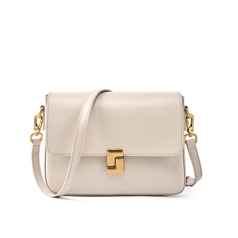 Hifashion Cowhide Genuine Leather Small Shoulder Crossbody Bags For Women 2026 Luxury Designer Box Purses Square Ladies Handbags