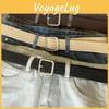 Stylish Woven Women's Belt In Coffee Black Khaki And Gray Casual Design For Fashionable Looks
