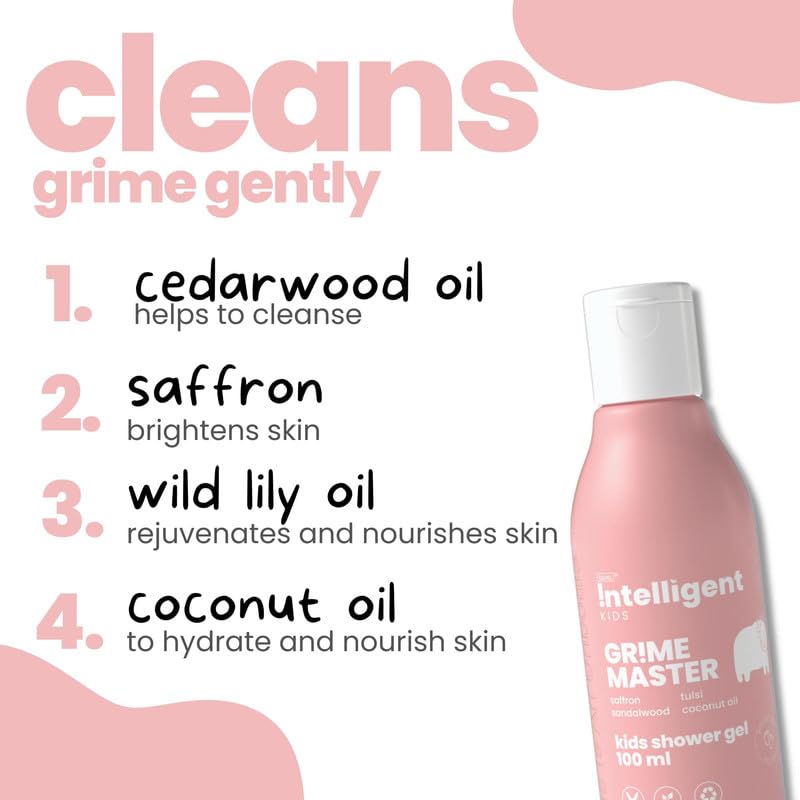 TuCo Kids Combo Pack - Mild Shampoo (100ml x 2) & Body Wash (100ml x 2), SLS & Paraben free (Age: 4+)