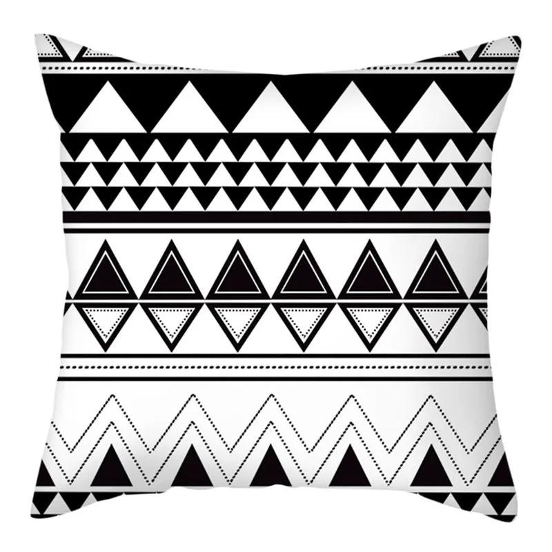 Geometric Style Printed Pillowcases Living Room Office Home Pillowcases Car Ornaments