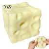 Stress Relief Cheese Toy Shapeable Squeeze Toy, Block Sensory for Anxiety Relief, Moldable Cube Pinch Home Office Classroom Large