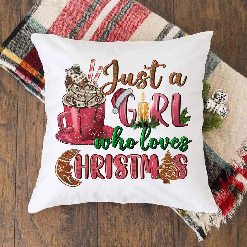 Christmas Crew Deer Print Pillow Case Winter Party Decor Home Cushion Cover Fall Holiday Pillowcase Xmas Gift for Family Friends