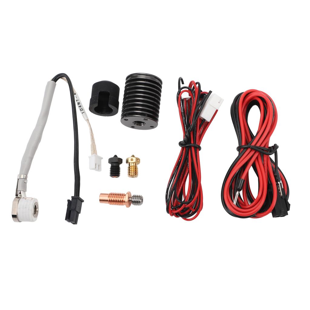 Ceramic Hot End Kit 24V High Temp Resistant Heating Block for V6 N0.1 0.2 2.4 3D Printer Parts