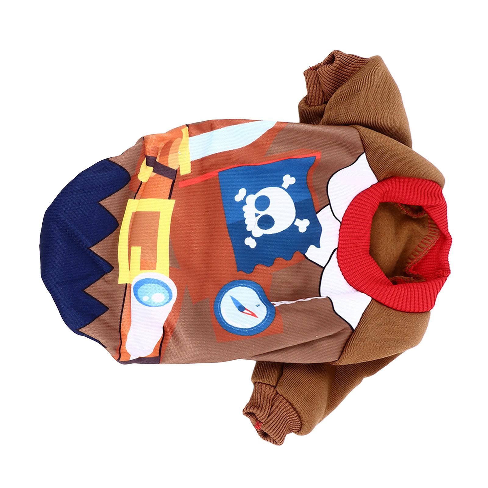 

Halloween Dog T Shirt Fashionable Interesting Skull Pattern Comfortable Puppy T Shirt for Party Daily M